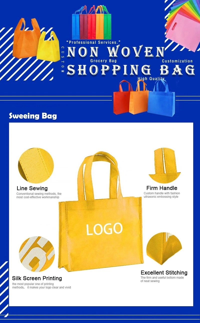 Non-Woven Fabric Production Square Bottom for Vest Shopping Bag